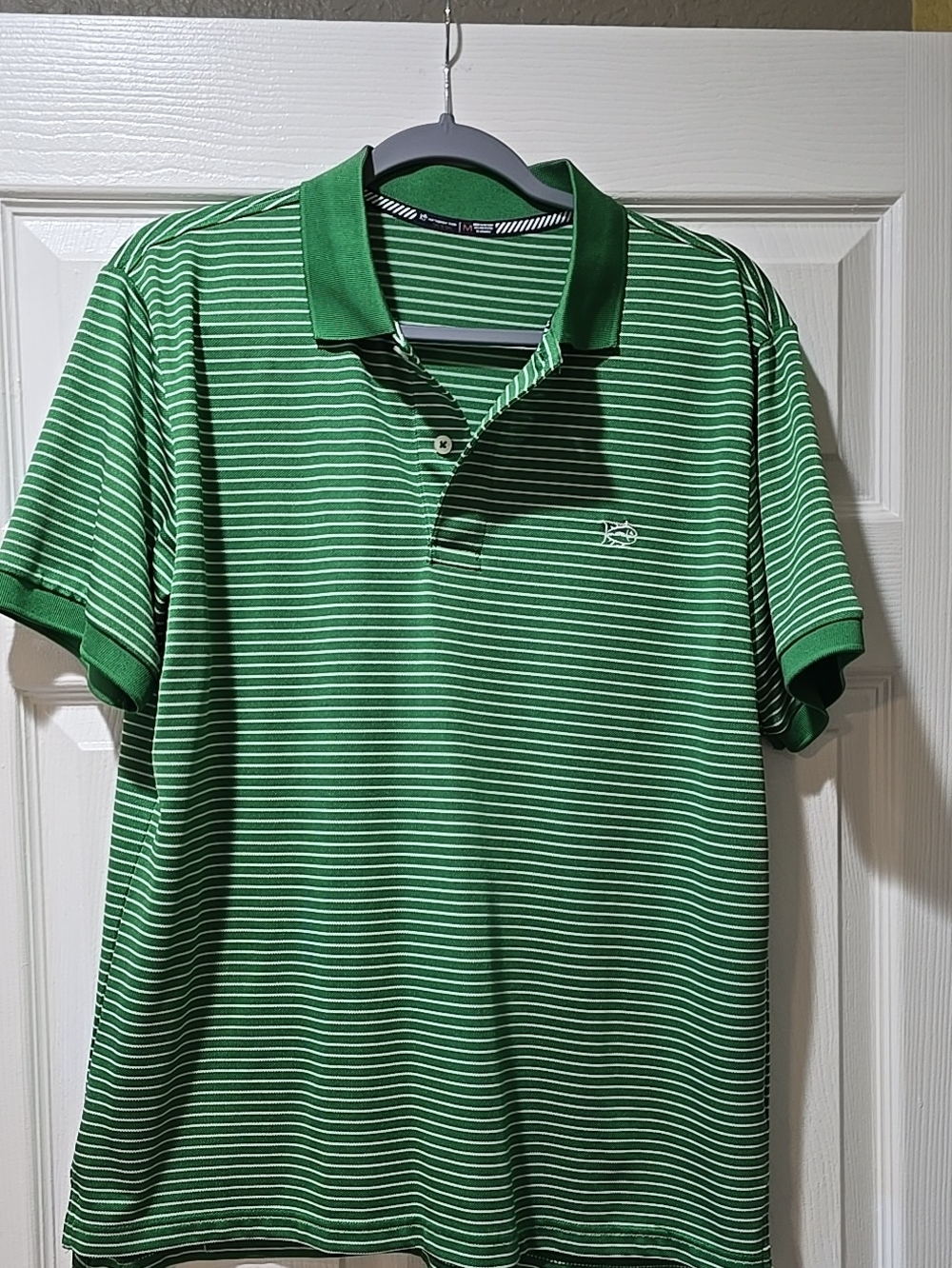 Southern Tide Men's "Tide to Trail" Striped Performance Polo Shirt - Size M